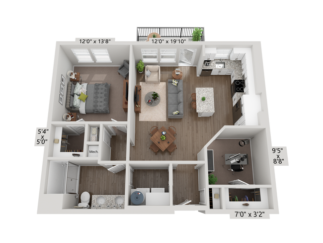 A4 - Opal 3308 floor plan